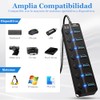 Hub USB 3.0 Splitter,7 Puertos Multi USB 3.0 Hub Splitter