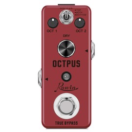 Rowin Octave Digital Octpus Guitar Effect Pedal for Electric Guitar and Bass LEF-3806