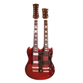 Led Zeppelin Jimmy Page Double Neck Miniature Guitar