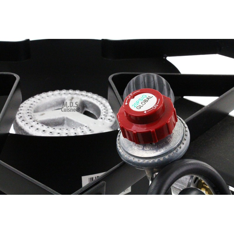 M.D.S Cuisine Cookwares Single High Pressure Gas Burner Square Patio