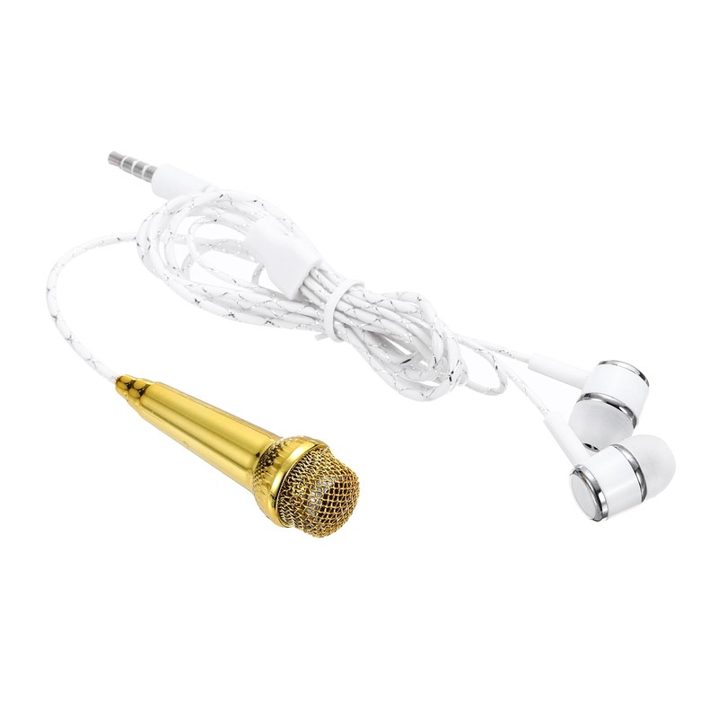 MECCANIXITY Mini Microphone Tiny Microphone Portable Microphone Mini Mic with
