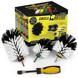 Car Cleaning Supplies Interior - Car Detailing Kit - Scrub Brushes for Cleaning - Wheel Cleaning Brush for Drill - Soft Bristle Cleaner Brush - Carpet Scrub Brush - Car Detailing Brush Set - Clean Car