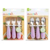Munchkin® Raise™ Toddler Fork and Spoon Utensil Set, Rest Keeps