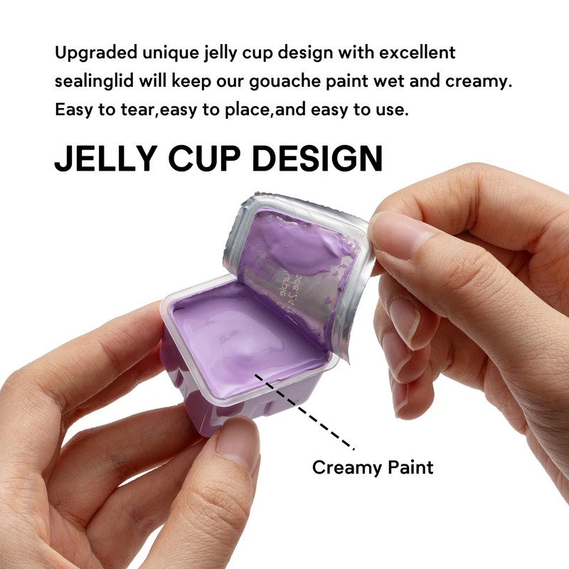 HIMI Deluxe 18 Colors Jelly Gouache Paint Gift Set –