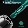 5PC 3/8" Green Concrete Drill Bit Set, Mgtgbao 10mm Masonry