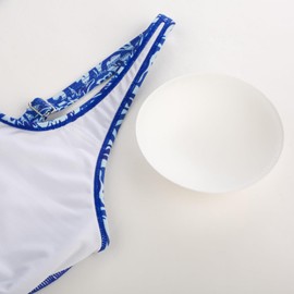 Rashguard for Women UPF50+ UV Sun Protection Quick Dry Workout Hiking Athletic Shirts Rash Guard Kayaking Outfits Blue-Ethnic Pattern L