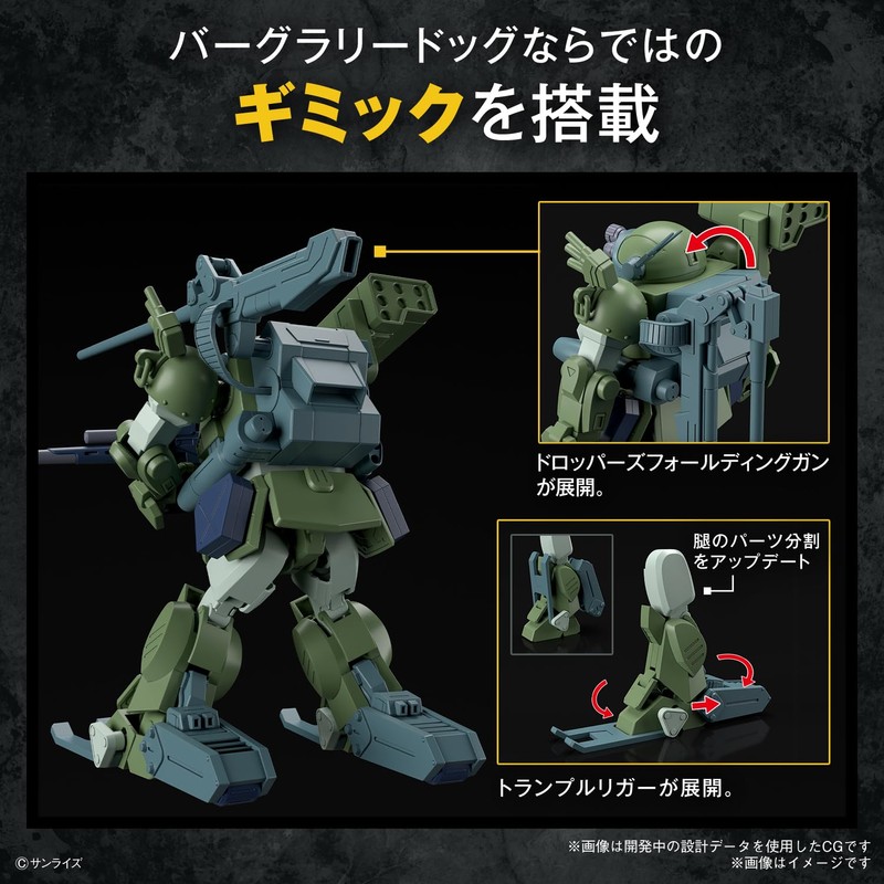 Bandai Hobby Kit HG VOTOMS Burglar Dog