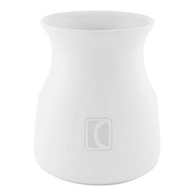 Chantal Ceramic Utensil Crock, 6.875", White