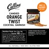 Collins Candied Fruit Orange Peel Twist in Syrup, Popular Cocktail
