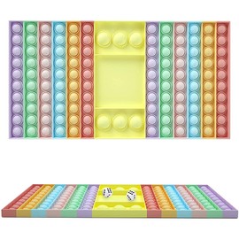 Push Bubble Sensory Toy 126 Bubbles Autism Special Needs Stress Reliever Toy for Children and Adults