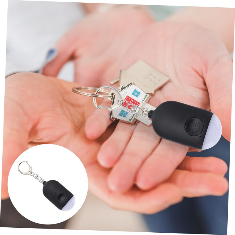 KICHOUSE Alarm Security Torch Whistle Keychain Alarm for Women Outdoor