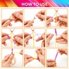 295 PCS Scoobies Strings Kit, Scoubidou Strings, Plastic Lacing Cord