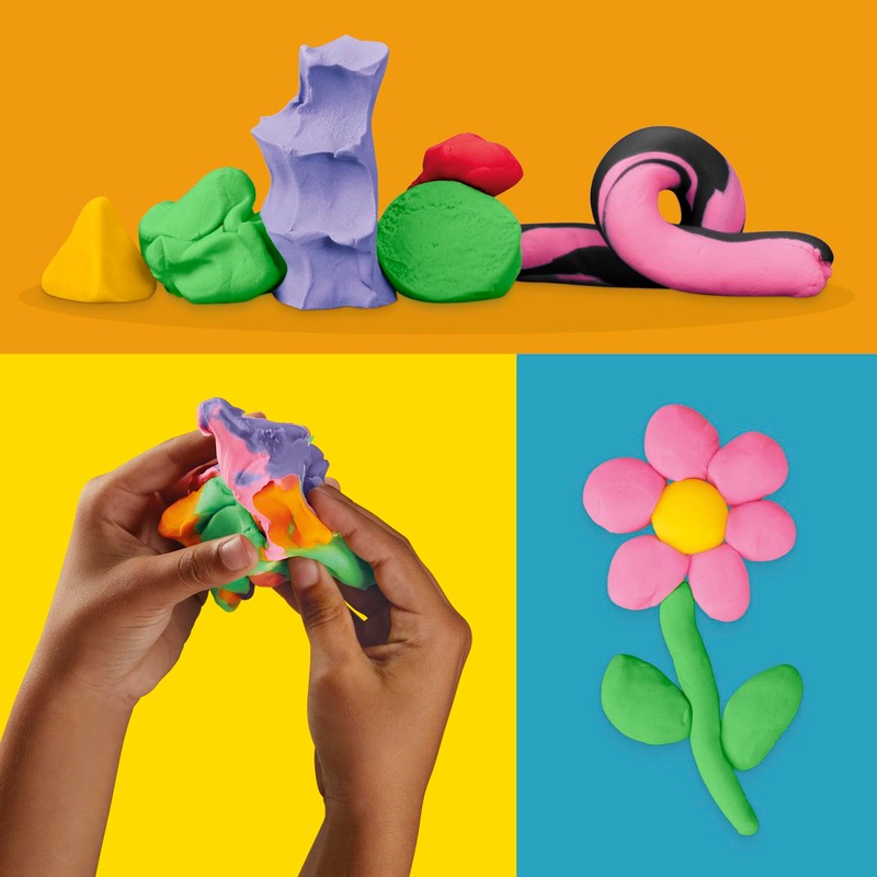 Play-Doh Favourite Colour Pack of 9 Cans, Children's Arts &