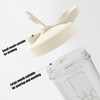 Protein Shaker Bottle - 450ml Leak-Proof Portable Blender | Travel