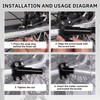 Bicycle Trailer Coupling, Bicycle Towing Hitch for Bicycle Children's Trailer