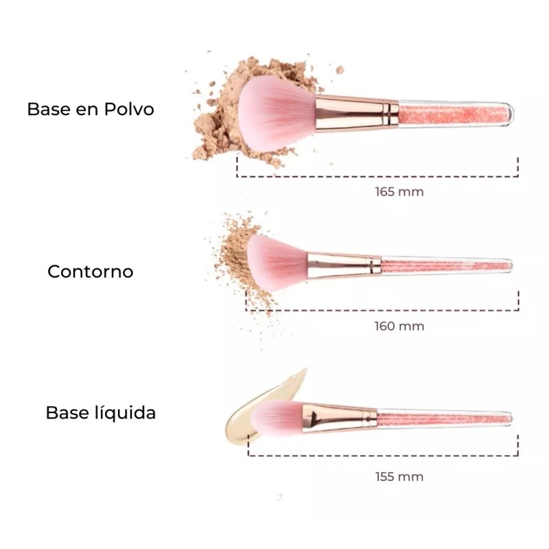 Pixes 3 Kits De 10 Brochas De Maquillaje Remate -