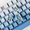YMDK Gradient Keycaps Thick PBT Keycap, Top Lit Shine Through