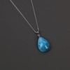 COAI Women's Drop Pendant, Sterling Silver, Apatite