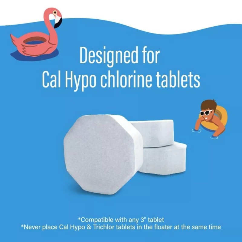 Poolife™ NST™ Chlorine Floater: Cal Hypo Pool Chlorine Floater Made