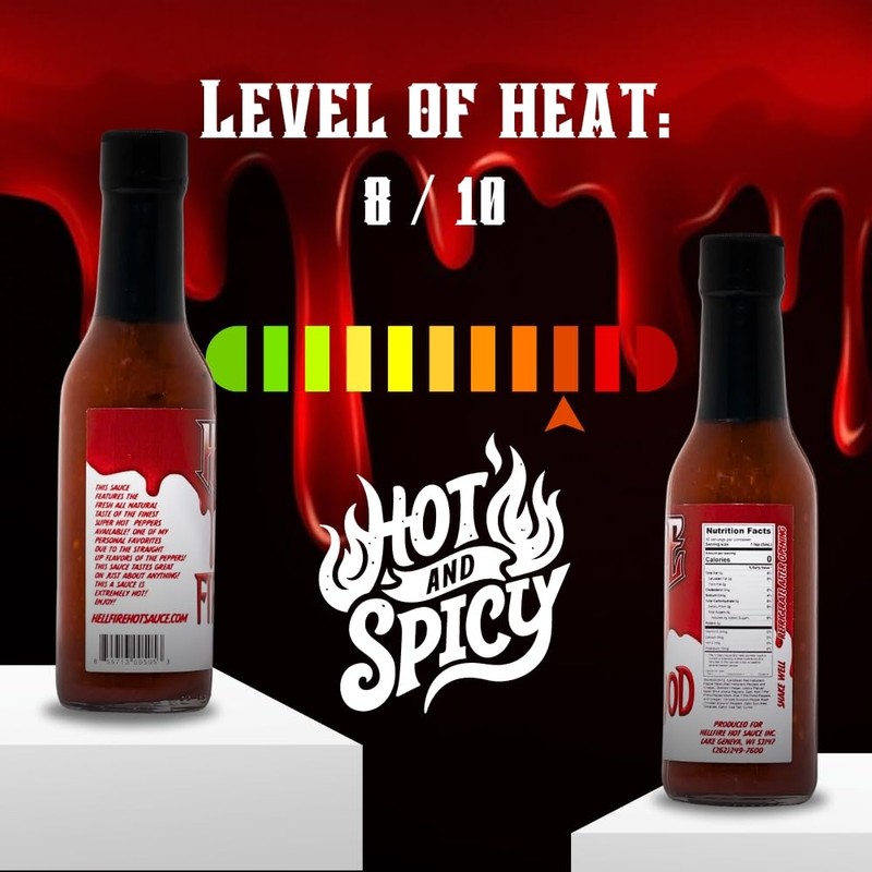 Hellfire Hot Sauce First Blood - Natural Gourmet Hot Sauce