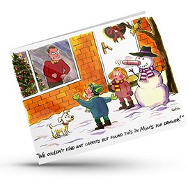 Rude Vulgar Christmas Xmas Cards (Mum's Toy) 4 Pack