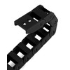 QWORK® Cable Drag Chain, Black Cable Wire Carrier Drag Chain