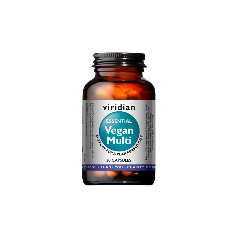 Viridian - Essential Vegan Multivitamin - 30 Caps | Balanced