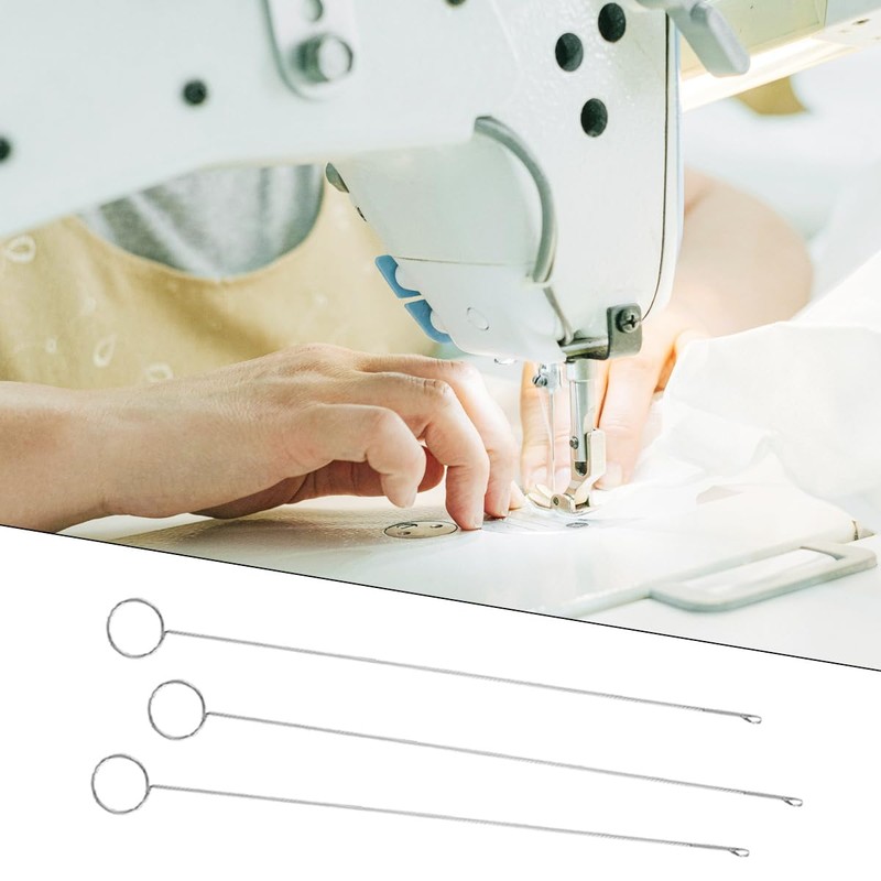 6 Pcs Sewing Loop Turner Hook, Crochet Sewing Supplies, Stainless