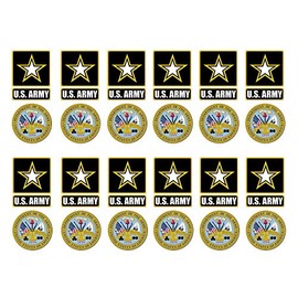 US ARMY DECO FETTI (24 PIECE/PKG)