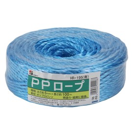 三友産業 PPロープ 青 HR-195 5㎜×100m