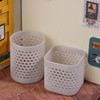 1:12 Scale Dollhouse Miniature Storage Basket, Plastic Laundry Basket, Bathroom