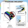 AuntyFey Stained Glass Rainbow Bridge Dog Memorial Gifts for Loss