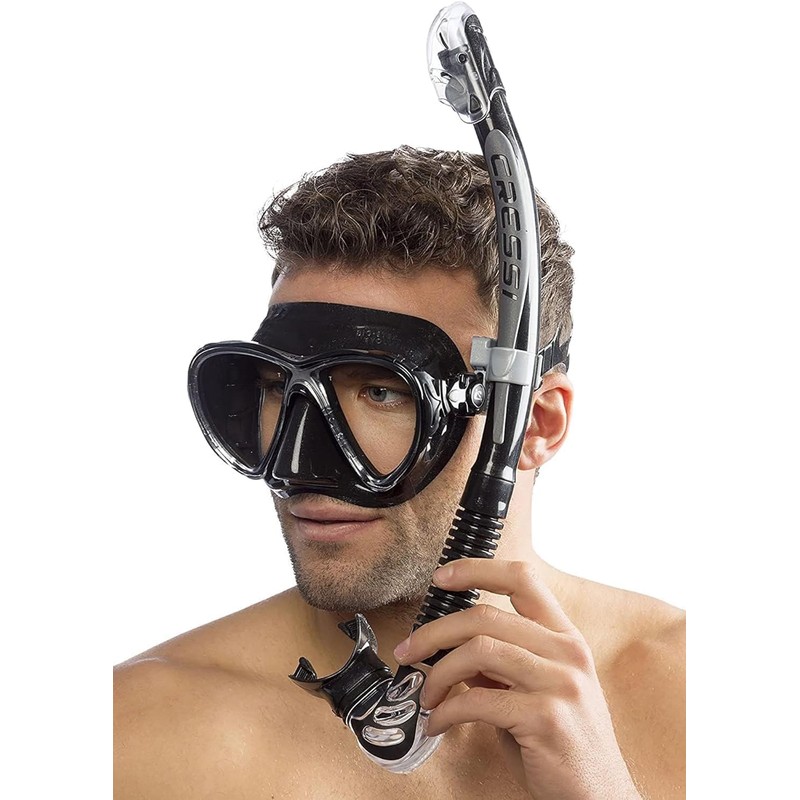 Cressi Big Eyes Evolution Mask & Alpha Ultra Dry Snorkel