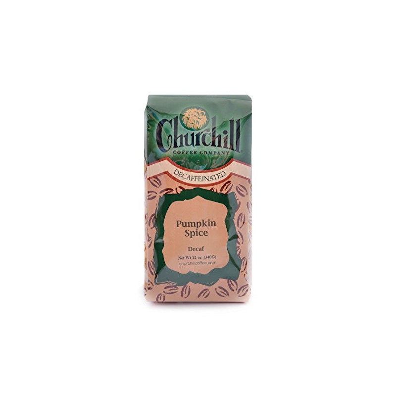 Churchill Coffee Pumpkin Spice 12 oz - Whole Bean (Decaf)