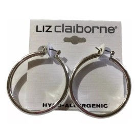 Liz Claiborne Pendientes De Aro Arracadas Liz Claiborne Hipoalergénicos
