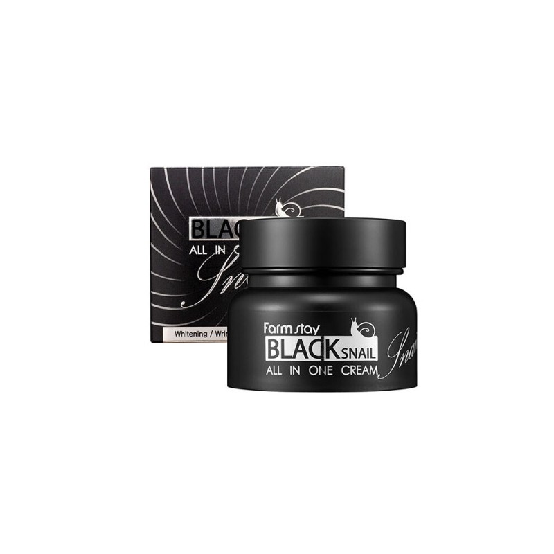 Farmstay Black Snail All-in-One Cream 100ml / 팜스테이 블랙 스네일
