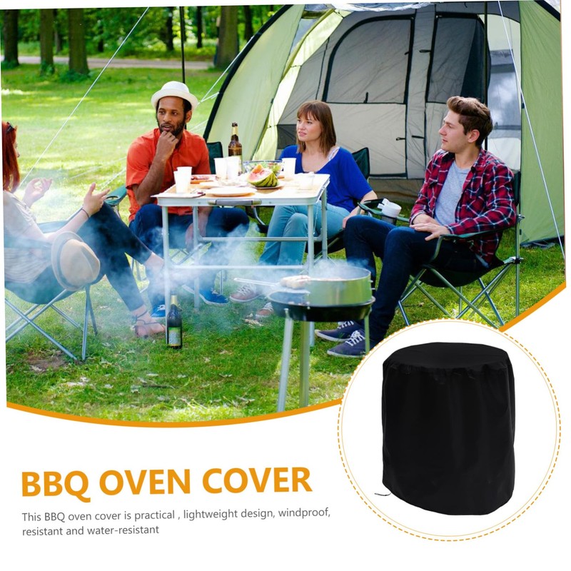 BESPORTBLE Small Grill Barbecue Cover Camping Waterproof BBQ Cover Grill