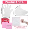 Foot Gloves, 200 Pcs Plastic Foot Covers for Feet Soft