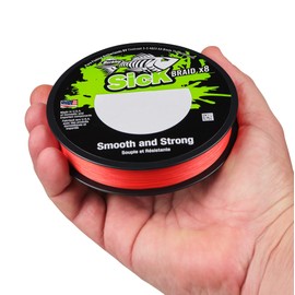 Berkley Sick Braid - 8 Braided Fishing Line, Super Smooth 8-ply Multifiline PE Predator Braid Fishing Lines 150-300m for Freshwater or Saltwater Sea Fishing, Red
