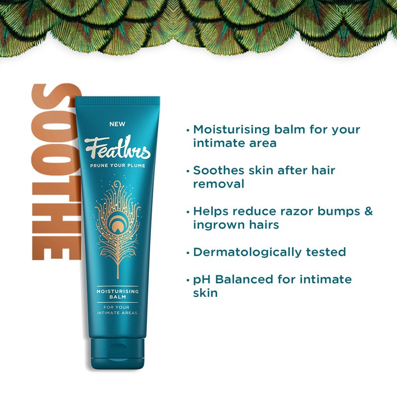 Feathrs Hydrating Moisturising Balm for Soothing Intimate Areas - Vegan