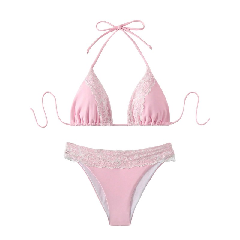 SHENHE - Traje de baño de 2 piezas para mujer