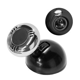 DXNQ DXNQ Metal Joystick Car Push Start Button Cover, Universal One-Touch Start Button Rocker, Silver