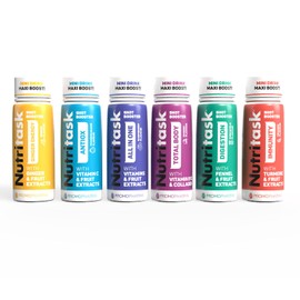 Nutritask Shot Trial Box - Drink Funzionali - Box da 6 x 60 ml