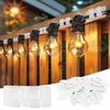 TW SHINE Hooks for Outdoor String Lights Clips, 30 Pack
