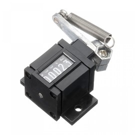 uxcell Manual Tally Counter with Spring, 5 Digits Tally Counter Hand Tools Pull Counter Mechanical Manual Stroke Clicker