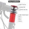 Saipor 9PCS Bicycle Headset Spacer Kit with Stem Top Cap,
