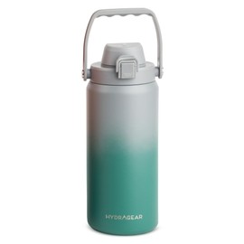 Hydragear Alpine Insulated Stainless Steel Bottle with Leak-Proof Flip Lid - 40 Oz - Pewter