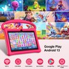 VASOUN 7 Inch Android 13 Kids Tablet,Toddler Tablets with Shockproof