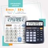 Premium Commercial 12-Digit Large Desktop Calculator with Huge 5-Inch LCD