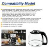 12-Cup Glass Coffee Carafe Replacement Pot Compatible with Mr Coffee,